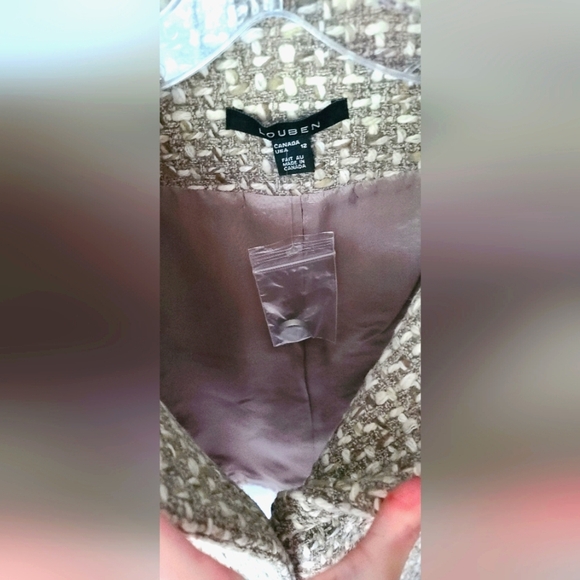 Louben Short Button Up Jacket -  size 12 - Picture 5 of 9